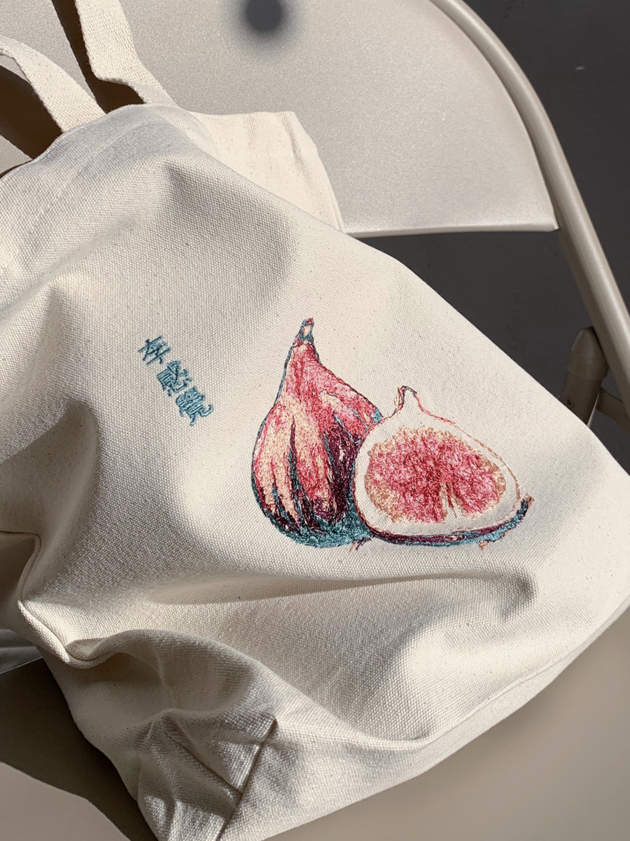 무화과 자수 가방 (Fig Embroidery Bag)